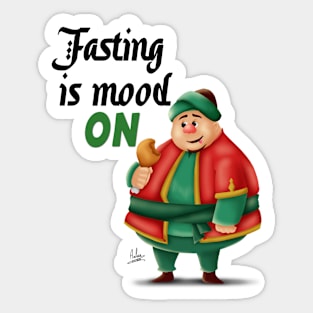 Fasting is mood on Sticker